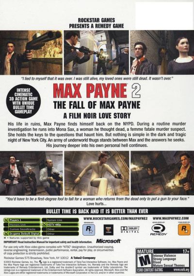 Max Payne 2 - The Fall of Max Payne (USA)